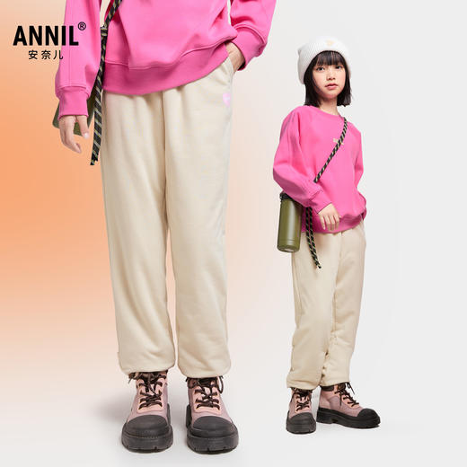 女童全腰针织棉裤冬季新款安奈儿童装EG546558 商品图1