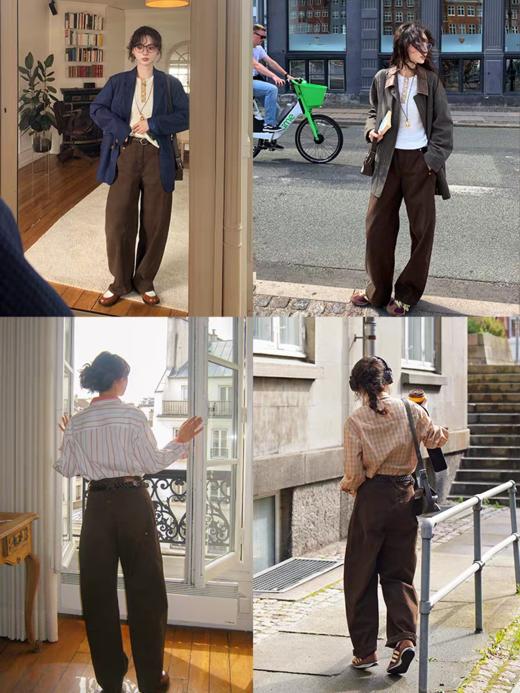 浮生八记/25C112/复古做旧弯刀彩色牛仔裤 商品图1