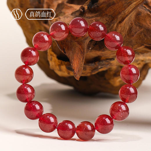 钻石豪门26000积分鸽血红草莓晶手串（10mm） 商品图1