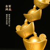 【祈愿吉品】仕途 步步高升元宝摆件 黄铜色金元宝办公室装饰送礼 商品缩略图1