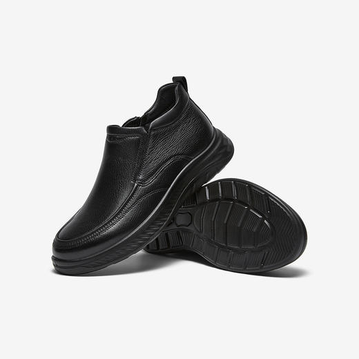 【云粉节】BF楼百思图2025冬季新款时尚商务男休闲皮鞋91131DD5 吊牌价999.现价499 商品图0