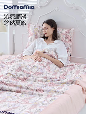 Domiamia 成人凉感四件套 夏季床笠款滑套件
