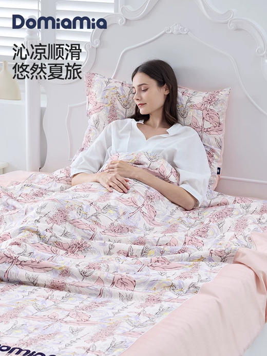 Domiamia 成人凉感四件套 夏季床笠款滑套件 商品图0