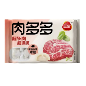 【超市】三全肉多多猪肉白菜水饺400g