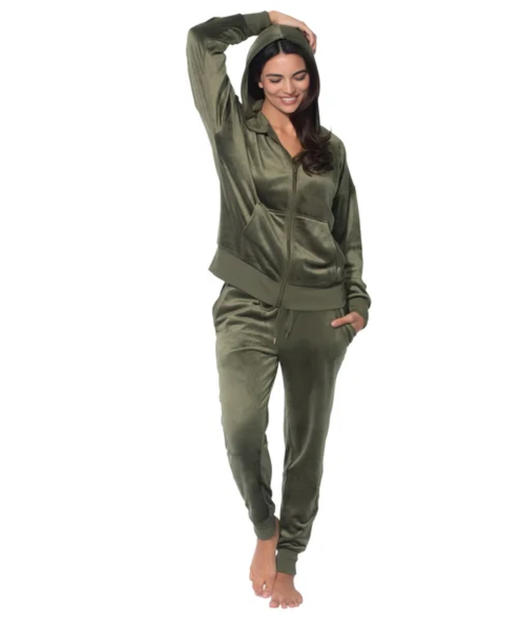 到手价239元 felina女士天鹅绒套装 黑色，绿色，紫色可选 美国代购，无中文标签，介意慎拍 商品图6