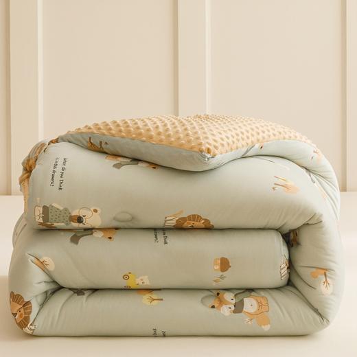 【软糯亲肤！蓬松保暖】A类母婴级，安心睡眠，豆豆绒被子大豆纤维被芯儿童针织棉学生宿舍四季秋冬被。rb 商品图12