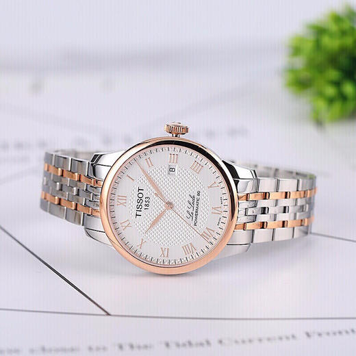 天梭Tissot力洛克系列80机芯机械男表银盘钢带 T006.407.22.033.00 商品图2