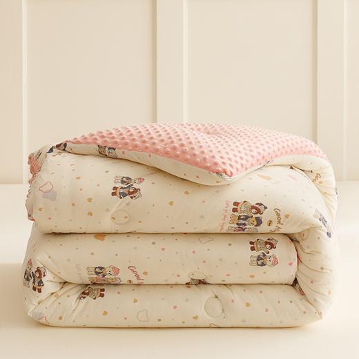 【软糯亲肤！蓬松保暖】A类母婴级，安心睡眠，豆豆绒被子大豆纤维被芯儿童针织棉学生宿舍四季秋冬被。rb 商品图11