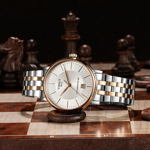 天梭(TISSOT)卡森臻我系列钢带机械男表T122.407.22.031.01 商品图2