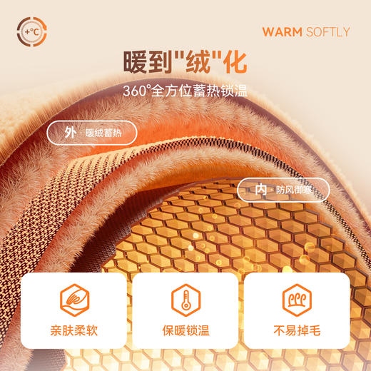 【加绒🔥】男女童全腰针织夹裤冬季新款安奈儿童装EM546585 商品图3