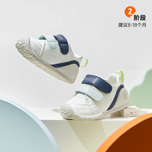 基诺浦机能鞋关键鞋婴童学步鞋复刻时光GB2169A 商品图1