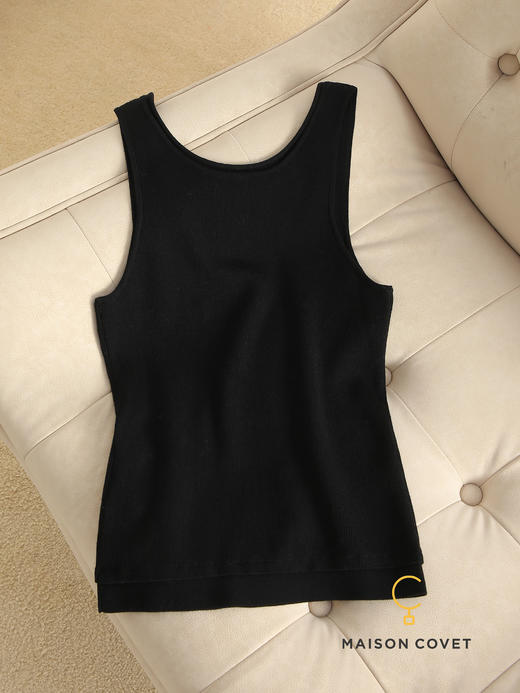 MAISON COVET U领宽边羊毛打底上衣 商品图6