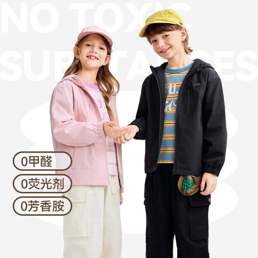 男女童梭织外套冬季新款安奈儿童装EM545644 商品图2