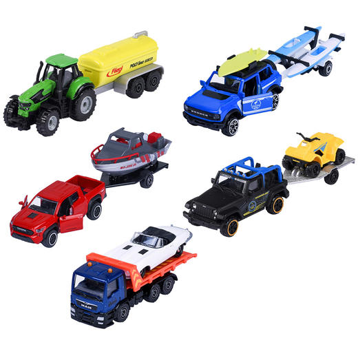 Majorette 美捷轮-城市拖车系列 仿真车模型儿童玩具小汽车 商品图0