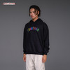 COURTMAN野球帝彩虹糖字母logo连帽卫衣男秋季新款美式宽松百搭上衣 商品缩略图3