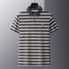 夏季男士短袖t恤POLO衫细条纹爸爸装上衣男装半袖POLO衫   PSL-7363 商品缩略图0
