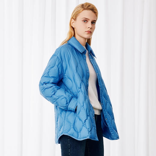 EITIE爱特爱冬新款防风显瘦短款保暖舒适纯色羽绒服外套8011702 商品图4