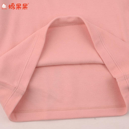 棉果果冬季新品暖姜棉柔软保暖90-130码暖姜套头套装M421302425671 商品图4