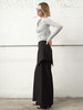 TR她热 时髦通勤 黑色假两件系带围裹松弛百搭休闲西装阔腿裤 商品缩略图0