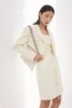 Le Malene 米色连衣裙西装两件套 17012 商品缩略图0