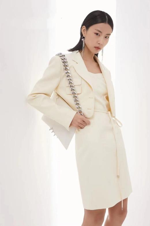 Le Malene 米色连衣裙西装两件套 17012 商品图0