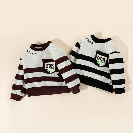 贝贝怡春秋男童上衣套头卫衣ZB3ES080 商品图0