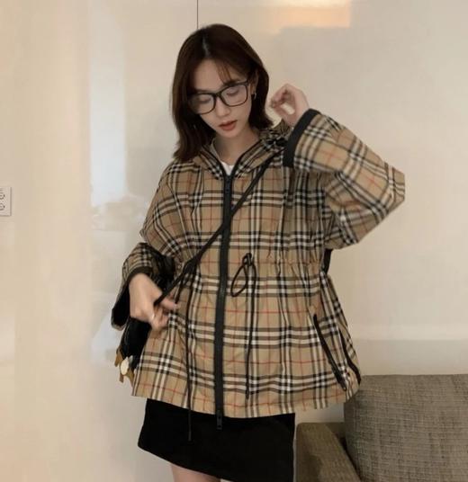 重磅渠道！ 经典格纹抽绳连帽夹克   可过yan！售完无补 商品图0