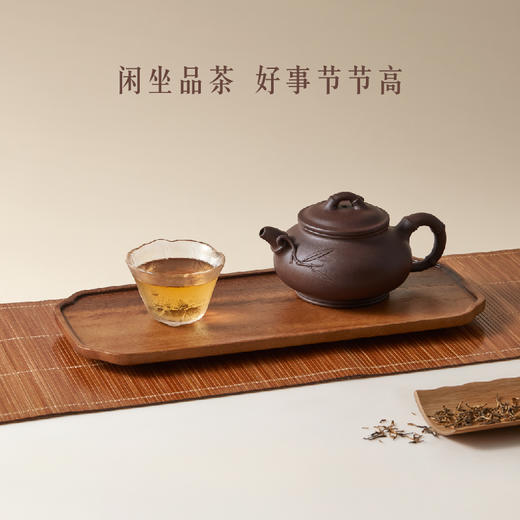 【故宫礼品】竹师紫砂壶节节高升茶壶博物馆文创乔迁生日中秋节礼物 商品图4