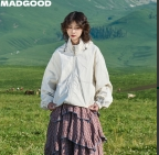 马得工地/MDGDWT13681/撞色线连帽夹克