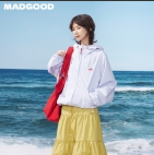 马得工地/MDGDWT252350/清爽条纹连帽夹克