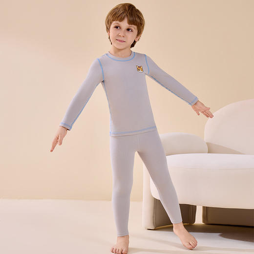 【A类标准❗️7A抗菌莱卡棉家居服套装】亲肤舒适，给宝贝云朵般的温暖守护，超舒服！新款儿童保暖内衣秋冬季女童学生内穿打底 商品图4