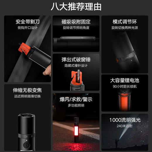 小米 米家多功能手电筒 商品图6