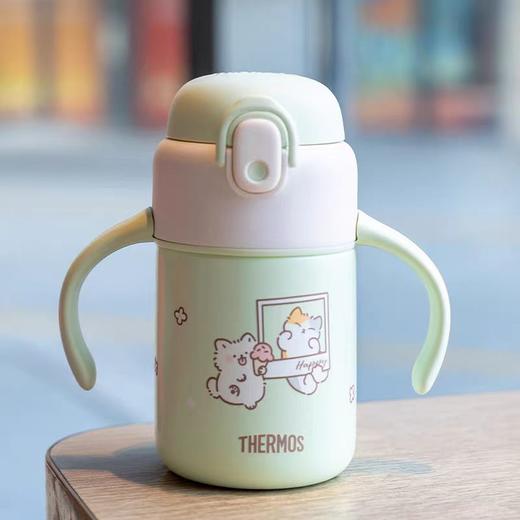 (5起少3元)THEMOS膳魔师吸管把手保温杯350ml （两种颜色） 商品图0