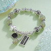 子佩集S925银【春意盎财】手链【TSB0001-30】纯银绿色青玉算盘2405 商品缩略图4