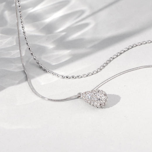 ARSIS｜流光系列 水滴波光双层项链 商品图6