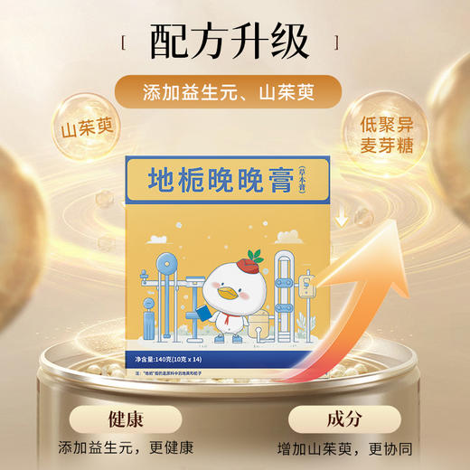 地栀晚晚膏（名医）140g（10g*14袋）/盒 生长发育提前睡眠不佳内分泌失调纯天然草本配方养生泡水名医膏方 商品图1