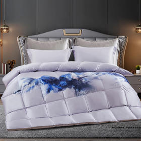 鑫缘 御绒系列数码印花白鹅朵朵绒被 EYBA