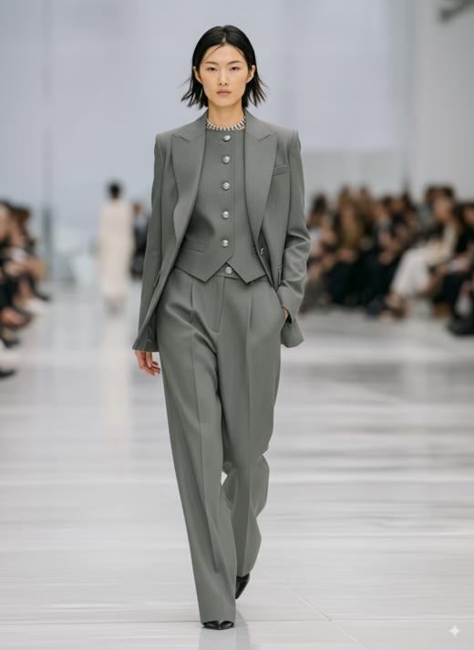 无领毛边通勤百搭西服外套 商品图0