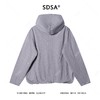 SDSA男士秋冬新款痞帅男装简约纯色半纽扣连帽卫衣设计师时尚上衣 商品缩略图4