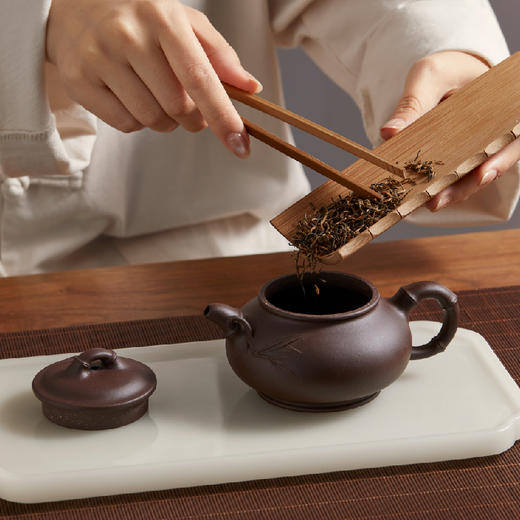 【故宫礼品】竹师紫砂壶节节高升茶壶博物馆文创乔迁生日中秋节礼物 商品图6