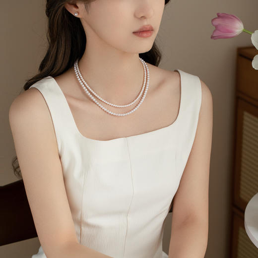 【买2送1】MS Lemuguet铃兰小姐 设计款珍珠首饰，带证书、礼盒，2025春夏新款，天然淡水珍珠耳钉、项链、手链 商品图1