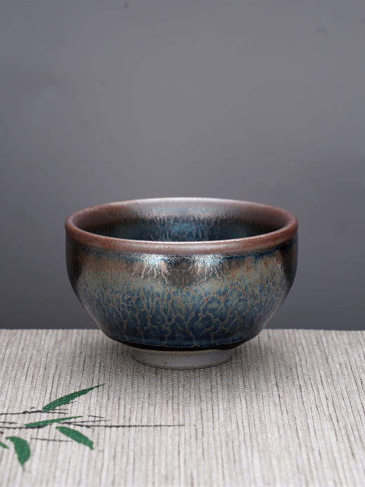 子佩集S990【深海绘卷】摆件【FP026】纯银茶具花丝建盏茶杯品茗杯2508 商品图5