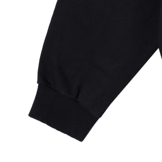 87607SDSA男士秋冬新款痞帅男装韩版纯色裁剪破洞连帽卫衣时尚情侣上衣 商品图3