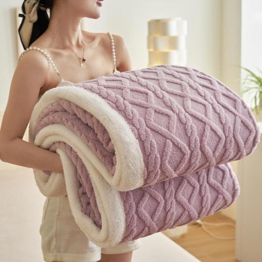 【冬天不再冷飕飕】秋冬毛毯加厚塔芙蓉毯子保暖床单ins风办公室空调毯沙发毯午睡毯。rb 商品图0