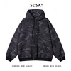 SDSA男士秋冬新款痞帅男装轻奢迷彩抽绳连帽卫衣字母潮牌经典上衣 商品缩略图1