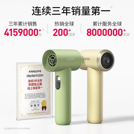itutn车载吸尘器家两用无线小型手持迷你吹吸机大吸力 商品图1