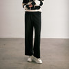 ICB日系秋季通勤职业OL宽松版纯羊毛休闲长裤阔腿裤下装商场同款 商品缩略图0