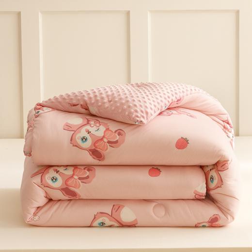 【软糯亲肤！蓬松保暖】A类母婴级，安心睡眠，豆豆绒被子大豆纤维被芯儿童针织棉学生宿舍四季秋冬被。rb 商品图9