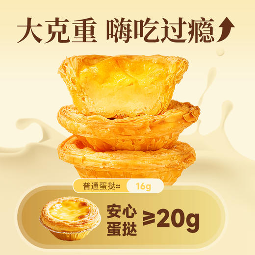 【顺丰/京东】幸福西饼安心蛋挞皮0蔗糖蛋挞液套装 家用烘焙空气炸锅 烘焙半成品 安心蛋挞套装 - 幸福西饼 商品图4