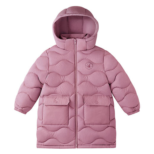 男女童长款羽绒服冬季新款安奈儿童装EM545631 商品图7